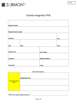 Contratto PVR - INTERGIOCHI