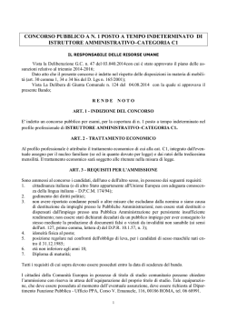 istruttore amministrativo