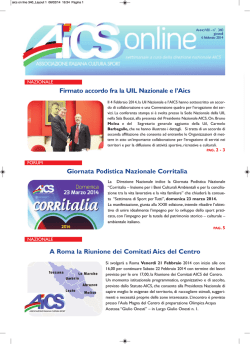 AICS ON LINE N&deg; 340 del 06/02/2014