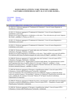 Elenco - Universit&agrave; degli Studi di Napoli Federico II