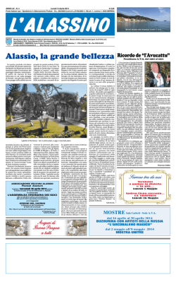 Aprile - Associazione Vecchia Alassio