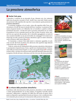 La pressione atmosferica - Zanichelli online per la scuola
