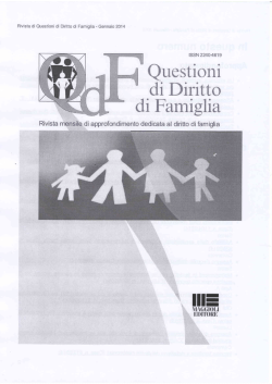 QDF - Questioni di diritto di famiglia