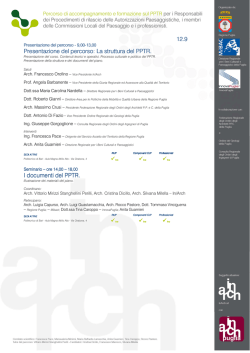 programm - Sit Puglia