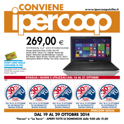 pi&ugrave; convenienza per tutti - Centro Commerciale La Torre