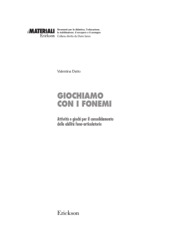 Giochiamo con i fonemi