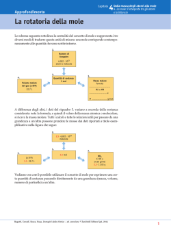 La rotatoria della mole - Zanichelli online per la scuola