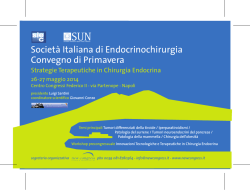 Programma - Collegio Italiano dei Chirurghi