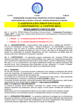 carp fishing - FIPSAS Ancona