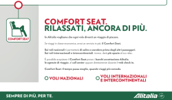 COMFORT SEAT. RILASSATI, ANCORA DI PI&Ugrave;.