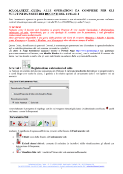 SCUOLANEXT GUIDA Scrutinio Docenti