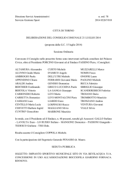 Direzione Servizi Amministrativi n. ord. 78 Servizio