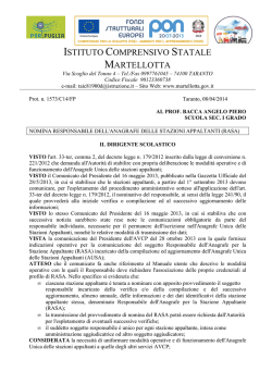 Nomina Ref. C.I.G-A.V.C.P. - Istituto Comprensivo Martellotta