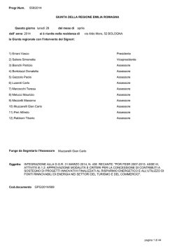 D.G.R. n. 558/14 - Regione Emilia