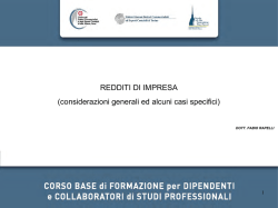 Slides a cura del Dott. Rapelli