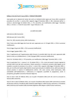 1 Delibera Corte dei Conti 4 marzo 2014 n. 5