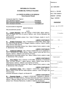 Scarica sentenza in pdf - Studio Legale Galasso stp