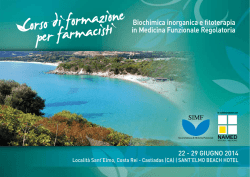 Biochimica inorganica e fitoterapia in Medicina Funzionale