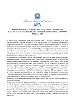 comunicazione - Farmacovigilanza