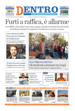 gli studenti a lezione tra i topi