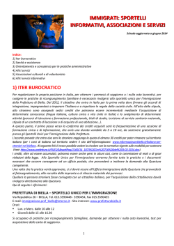 immigrati - Informagiovani Biella