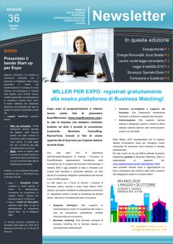 Scarica il PDF &ldquo;Newsletter Ottobre 2014&rdquo;