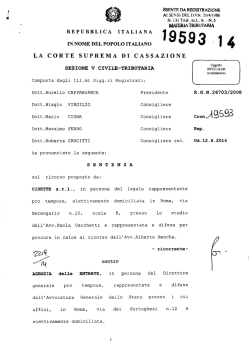 Corte di Cassazione, sez. trib., sentenza 17/09/2014, n. 19593