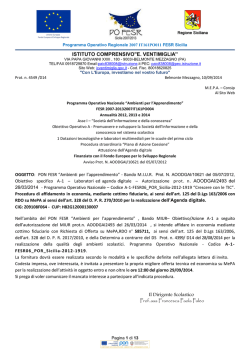 Lettera Invito RDO Fesr A11919 - Istituto Comprensivo E. Ventimiglia