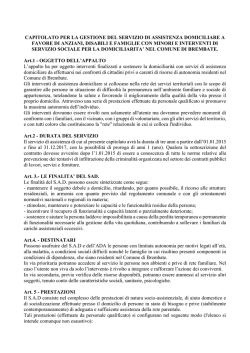 capitolato - Comune di Brembate
