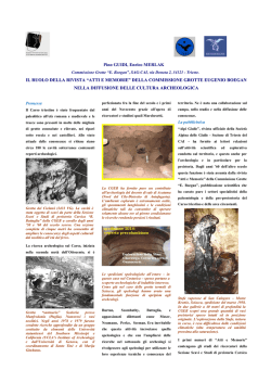 Pino GUIDI, Enrico MERLAK - Istituto Italiano di Preistoria e Protostoria