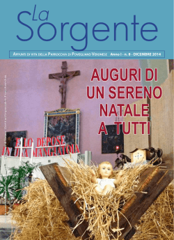 AUGURI DI UN SERENO NATALE A TUTTI