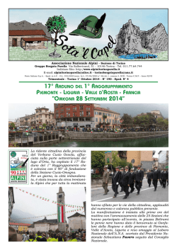 qui per accedere - Gruppo Alpini Torino Borgata Parella