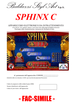 Scheda Esplicativa - Baldazzi Styl Art