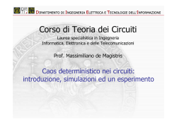 PPT Lezione su circuiti caotici