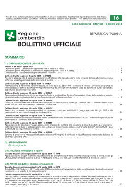 bollettino ufficiale - Istruzione, Formazione e Lavoro