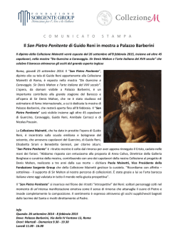 Il San Pietro Penitente di Guido Reni in mostra a