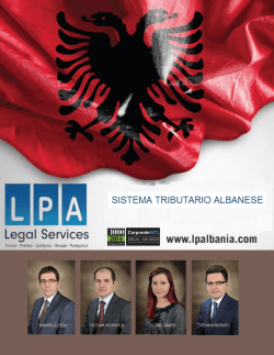 Sistema Tributario in Albania 2014