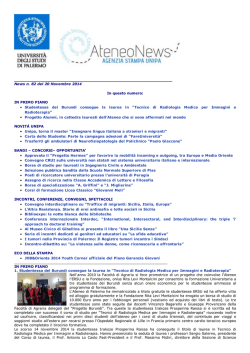 Newletter 20 Novembre 2014