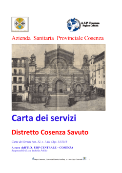 Carta dei servizi
