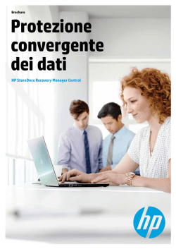 HP StoreOnce Recovery Manager Central