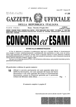 GAZZETTA UFFICIALE - SanVitoInformation