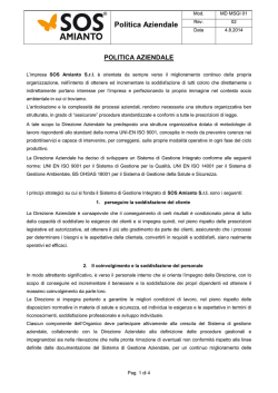 Politica Aziendale