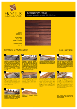 Scarica le istruzioni di montaggio