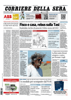 Corriere della sera - 31.05.2014