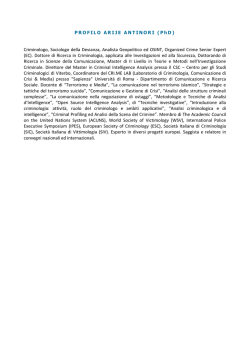 profilo arije antinori