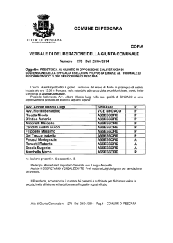 p. - Comune di Pescara