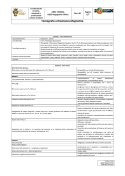 Tomografo a Risonanza Magnetica