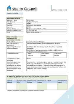 De Sio Rosa - Cardarelli