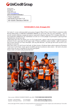 N. 8 del 20 maggio 2014 - UniCredit Circolo Trieste