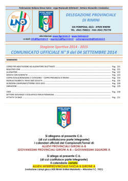 CU 9... - F.I.G.C. Rimini